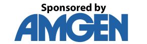 Sponsored by AMGEN (sponsorship badge)